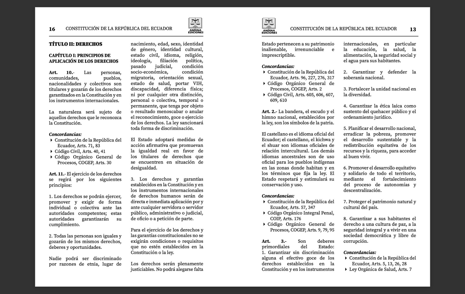 Constitución del Ecuador PDF actualizado