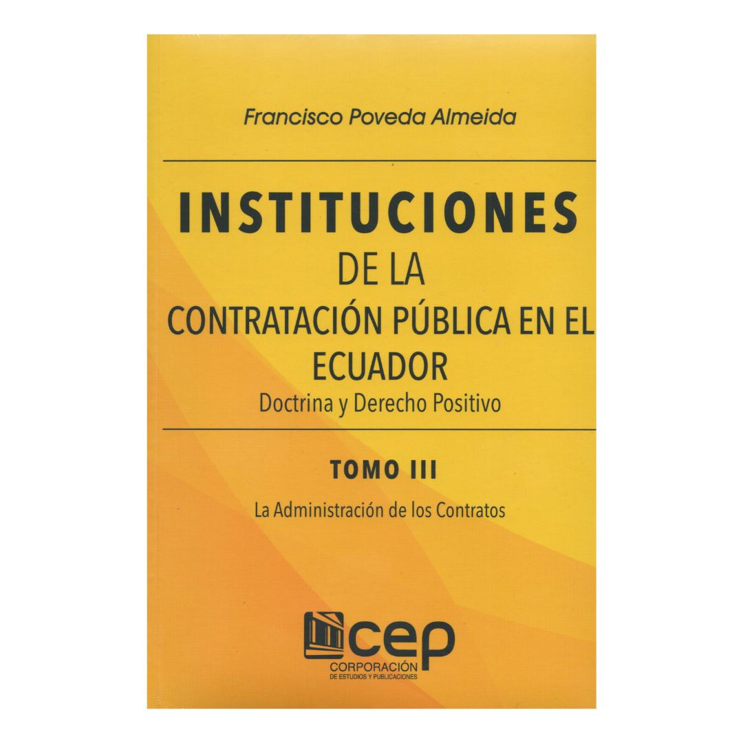 Instituciones de la contratación pública en el Ecuador 2