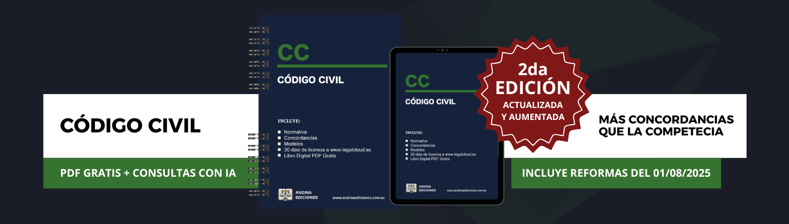 Código Civil actualizado al 2025