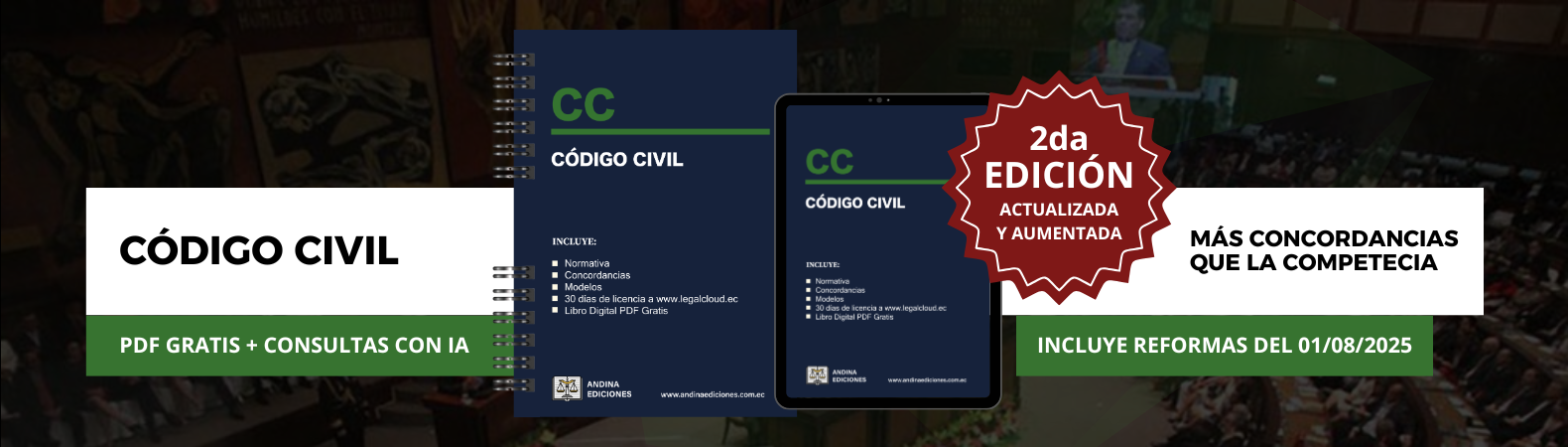 Código Civil actualizado al 2025