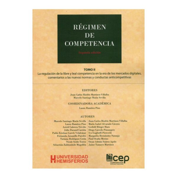 régimen de competencia